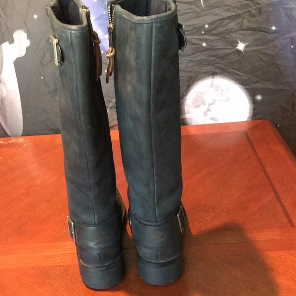 Timberland black leather boots size 7M - Picture 4 of 16